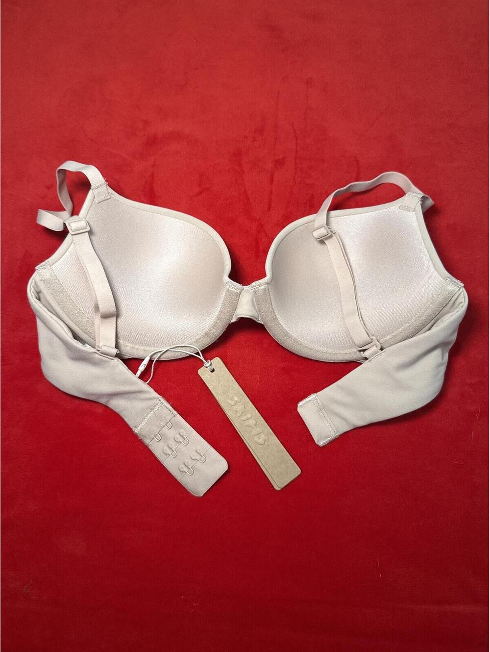 Skims Fits Everybody Push Up Demi Bra Color Mica Size 32B - Picture 2 of 3